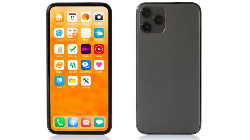 Nowoczesny telefon z wysokim odświeżaniem ekranu.